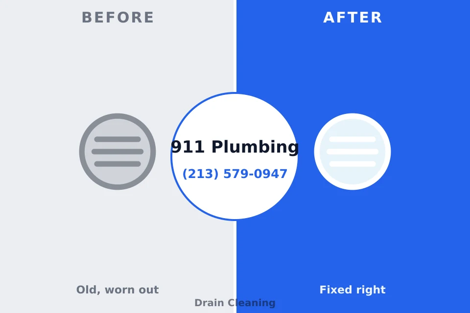 Before and after: plumbing repair Renovo, PA